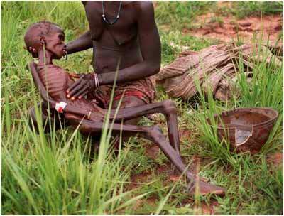 Starving Human